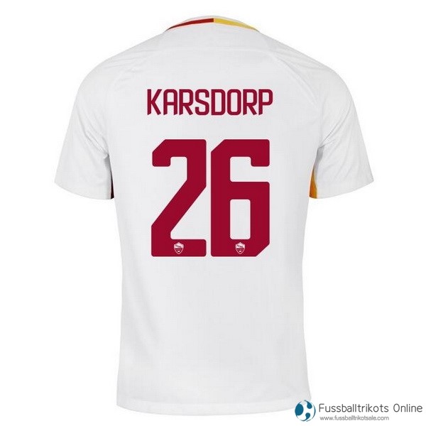 AS Roma Trikot Auswarts karsdorp 2017-18 Fussballtrikots Günstig